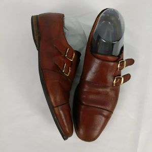 VALENTINO BY SINO NEBULONI BROWN MONK BUCKLE